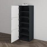 glasvilla Scarpiera Portascarpe 45x36x120cm, Porta Scarpe Armadio Scaffale Portascarpe 3 Ante per Ingresso Soggiorno, Camera da Letto Schuhschrank02