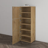 glasvilla Scarpiera Portascarpe 45x36x120cm, Porta Scarpe Armadio Scaffale Portascarpe 3 Ante per Ingresso Soggiorno, Camera da Letto Schuhschrank02