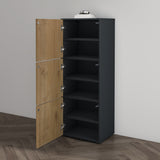 glasvilla Scarpiera Portascarpe 45x36x120cm, Porta Scarpe Armadio Scaffale Portascarpe 3 Ante per Ingresso Soggiorno, Camera da Letto Schuhschrank02