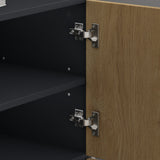glasvilla Scarpiera Portascarpe 45x36x120cm, Porta Scarpe Armadio Scaffale Portascarpe 3 Ante per Ingresso Soggiorno, Camera da Letto Schuhschrank02
