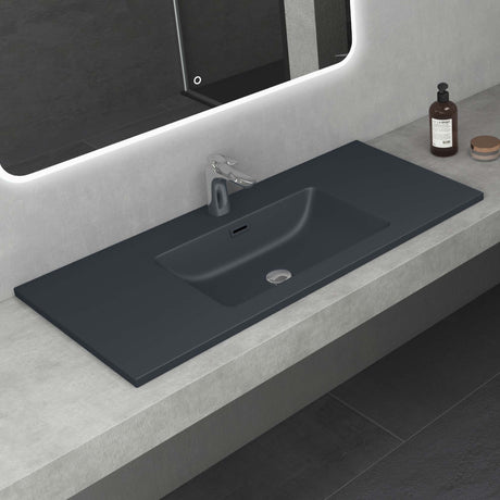 glasvilla Lavabo da Incasso da Minerale Fuso Lavabo Sottopiano Lavandino Bagno Col02