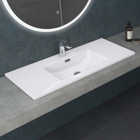 glasvilla Lavabo da Incasso da Minerale Fuso Lavabo Sottopiano Lavandino Bagno Col02