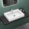 glasvilla Lavabo da Appoggio da Marmo Fuso Lavandino Bagno Rettangolare con 1 Foro per Rubinetto Colossum18