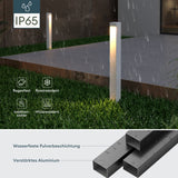glasvilla luce da esterno IP65 luce da percorso esterna | Lampada da terra per esterni da giardino, lampada da giardino 3000K | Lampada da terra per esterni 5W BaldersLights 