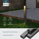 glasvilla luce da esterno IP65 luce da percorso esterna | Lampada da terra per esterni da giardino, lampada da giardino 3000K | Lampada da terra per esterni 5W BaldersLights 