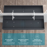 Lavabo Glasvilla Col6028 – Mineralguss con orificio para grifo, diseño y funcionalidad superior