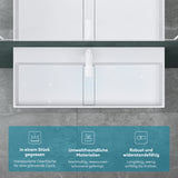 Lavabo Glasvilla Col6028 – Mineralguss con orificio para grifo, diseño y funcionalidad superior
