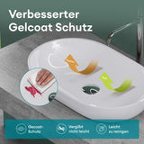 glasvilla Lavabo da Appoggio da Marmo Fuso Lavandino Bagno da Appoggio Colossum808