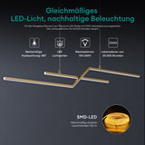 glasvilla Pendelleuchte LED Hängelampe Verstellbares Kabel Hängeleuchte für Esszimmer Wohnzimmer Schlafzimmer