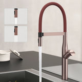 glasvilla Rubinetto per Cucina con 2 Modalità, Rubinetto Lavello Cucina in Acciaio Inossidabile 304 con Cartuccia Ceramica e Accesorri, Design Moderno Turnix-01