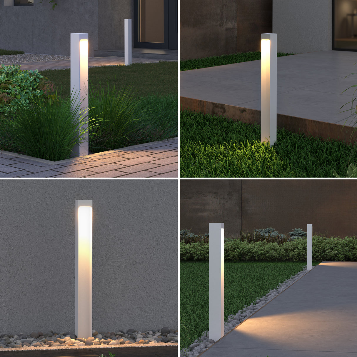 glasvilla luce da esterno IP65 luce da percorso esterna | Lampada da terra per esterni da giardino, lampada da giardino 3000K | Lampada da terra per esterni 5W BaldersLights 