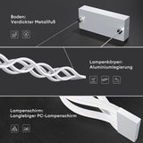 glasvilla Lampadario a Sospensione con Cavo Regolabile Lampada da Soffitto a Sospensione LED Dimmerabile con Telecomando per Sala da Pranzo, Camera da Letto e Soggiorno