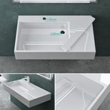 glasvilla Lavabo da Appoggio Lavandino Bagno Sospeso da Marmo Fuso Col12