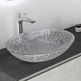 lavabo Glasvilla en verre, vasque à poser, lavabo ovale