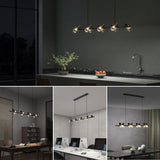 glasvilla Pendelleuchte LED Hängelampe Verstellbares Kabel Hängeleuchte für Esszimmer Wohnzimmer Schlafzimmer