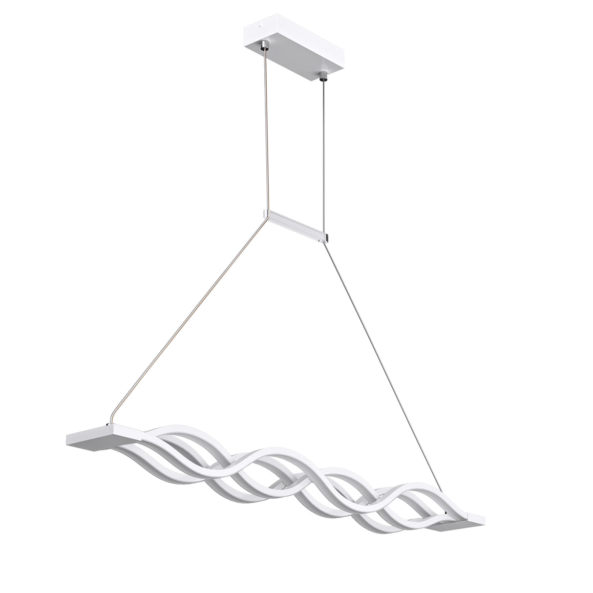 glasvilla Lampadario a Sospensione con Cavo Regolabile Lampada da Soffitto a Sospensione LED Dimmerabile con Telecomando per Sala da Pranzo, Camera da Letto e Soggiorno