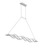 glasvilla Lampadario a Sospensione con Cavo Regolabile Lampada da Soffitto a Sospensione LED Dimmerabile con Telecomando per Sala da Pranzo, Camera da Letto e Soggiorno