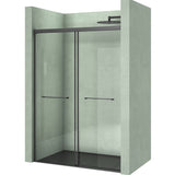 glasvilla Box Doccia Nicchia con Vetro Temperato Trasparente 8mm con Rivestimento Nano, Porta Scorrevole e Maniglia Inox, Porta Doccia con Soft-Close, Teramo67K
