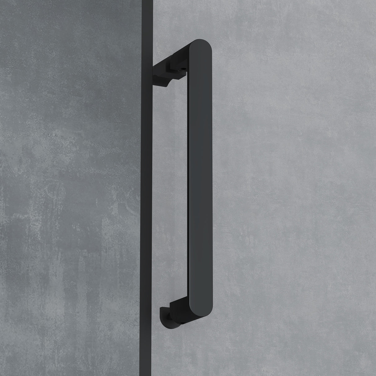 glasvilla Box Doccia a Nicchia in Vetro Trasparente 8mm Box Doccia in Vetro di Sicurezza ESG con Porta Scorrevole e Nano Rivestimento Teramo19K Nero