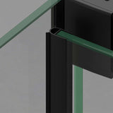 glasvilla Box Doccia in Vetro 6 mm con Porta Scorrevole Cabina Doccia con Meccanismo di Chiusura Soft Close Box Doccia in Vetro di Sicurezza ESG Ravenna12K