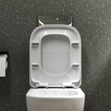 glasvilla Sanitari Bagno Sospeso in Ceramica Sanitari Bagno con Soft Close WC Sospeso Montaggio a Parete