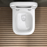 glasvilla Sanitari Bagno Sospeso in Ceramica Sanitari Bagno con Soft Close WC Sospeso Montaggio a Parete