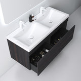 glasvilla Mobile Bagno Sospeso Mobili da Bagno con Lavabo da Marmo fuso, Botanica