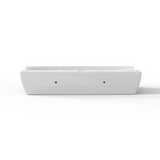glasvilla Lavabo da Appoggio in Ceramica Lavandino Bagno Bianco con Nano Rivestimenti Brussels152B