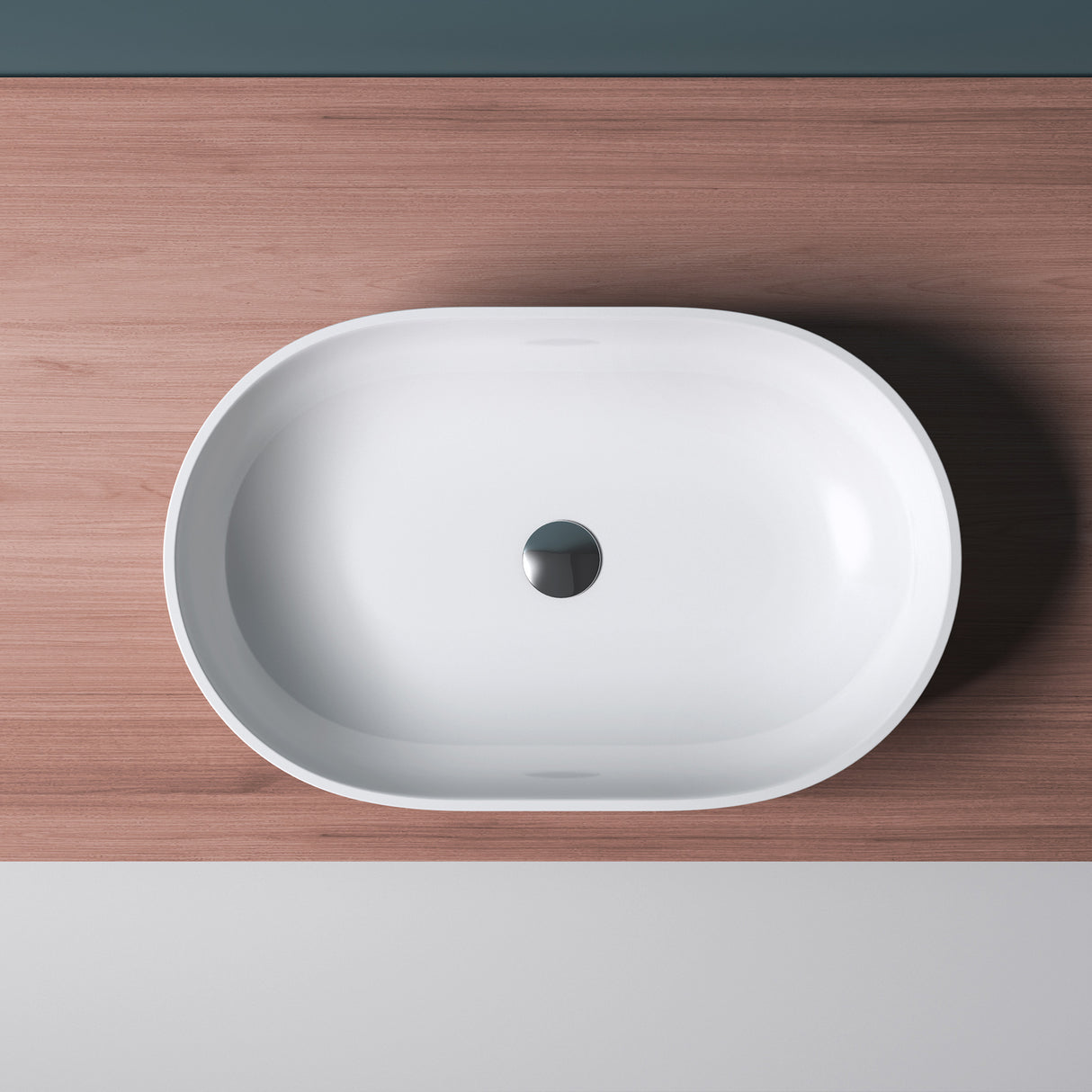 glasvilla Lavabo da Appoggio da Marmo Fuso Lavandino Bagno da Appoggio Colossum808