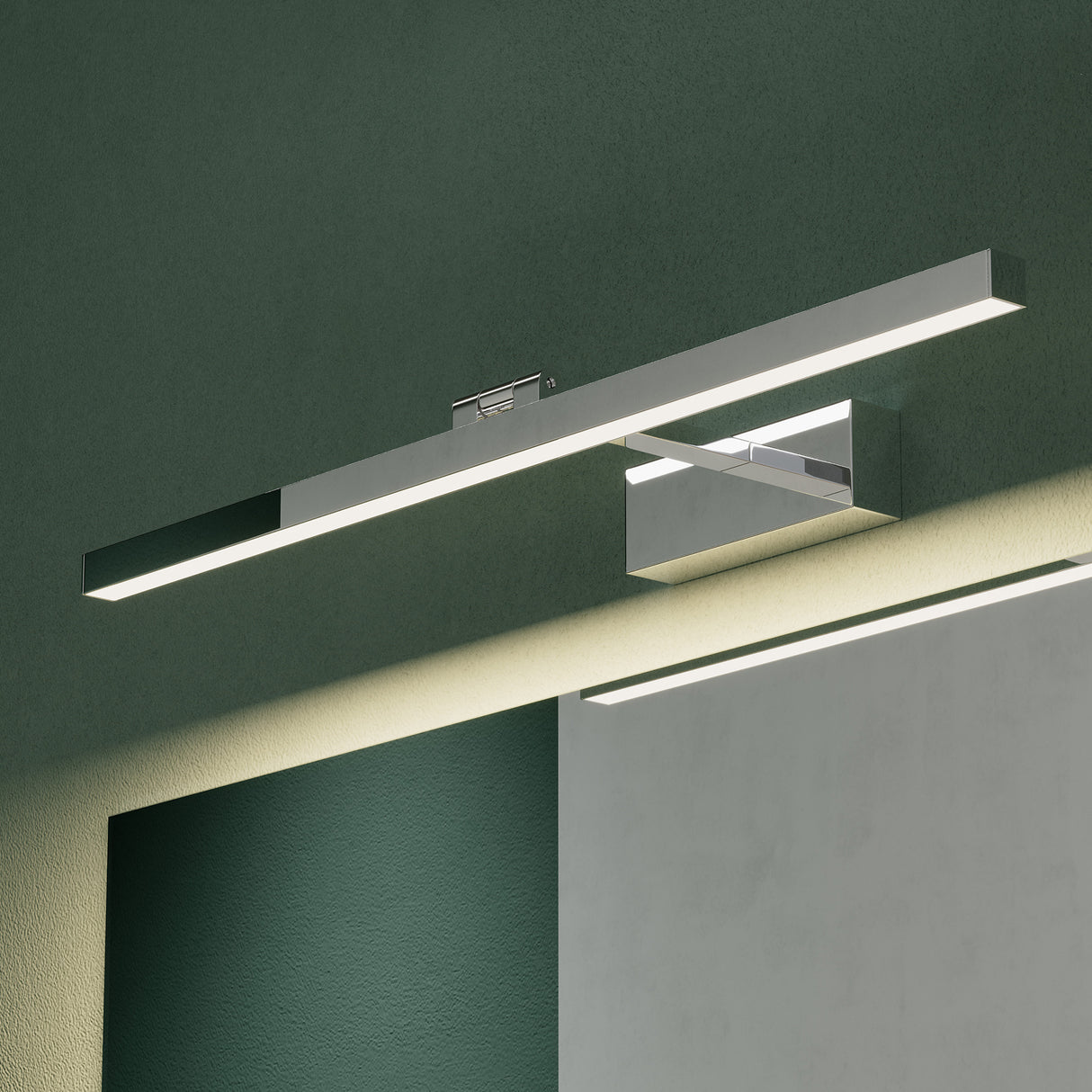 lampada da specchio a LED per bagno Glasvilla | Lampada da specchio, lampada da bagno 4000K | Ruotabile di 180°, 9W, radiosamente bello 