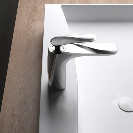 glasvilla Robinet de Salle de Bain Mitigeur Monocommande pour Lavabo Installation de Salle de Bain WAM-7201