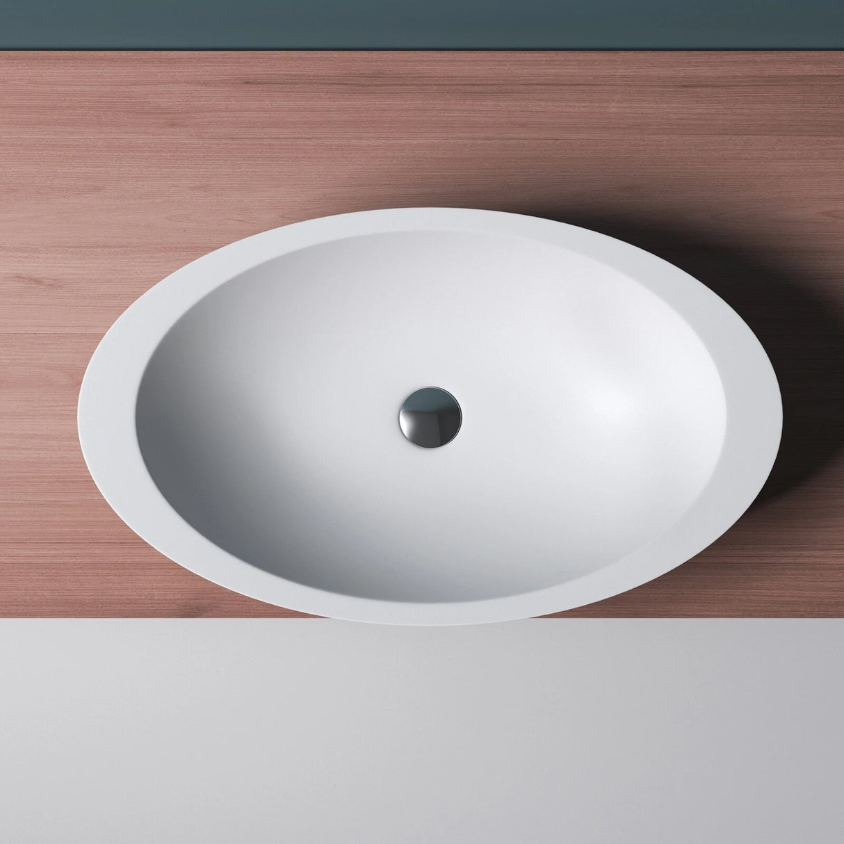 glasvilla Lavabo da Appoggio da Marmo Fuso Lavandino Bagno Ovale Col802