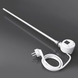 glasvilla Barra Riscaldante per Termosifoni Asta Riscaldante in Acciaio Inox con Termostato e Display LCD Elemento Riscaldante per Radiatori da Bagno e Scaldasalviette