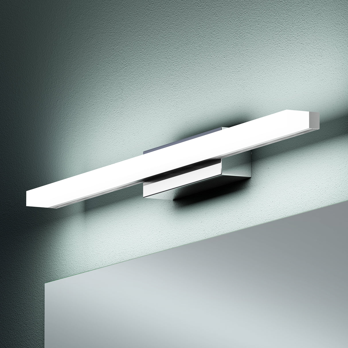 lampada da specchio a LED per bagno Glasvilla | Lampada da specchio, lampada da bagno 6000K | Applique a LED 9W con fascio di specchio 