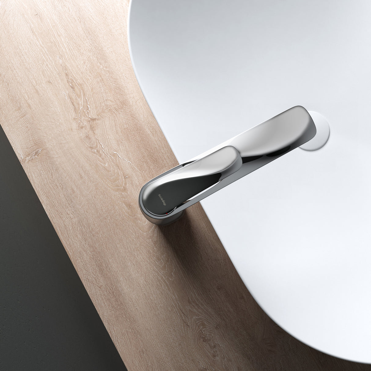 glasvilla Robinet de Salle de Bain Mitigeur Monocommande pour Lavabo Installation de Salle de Bain WAM-7201