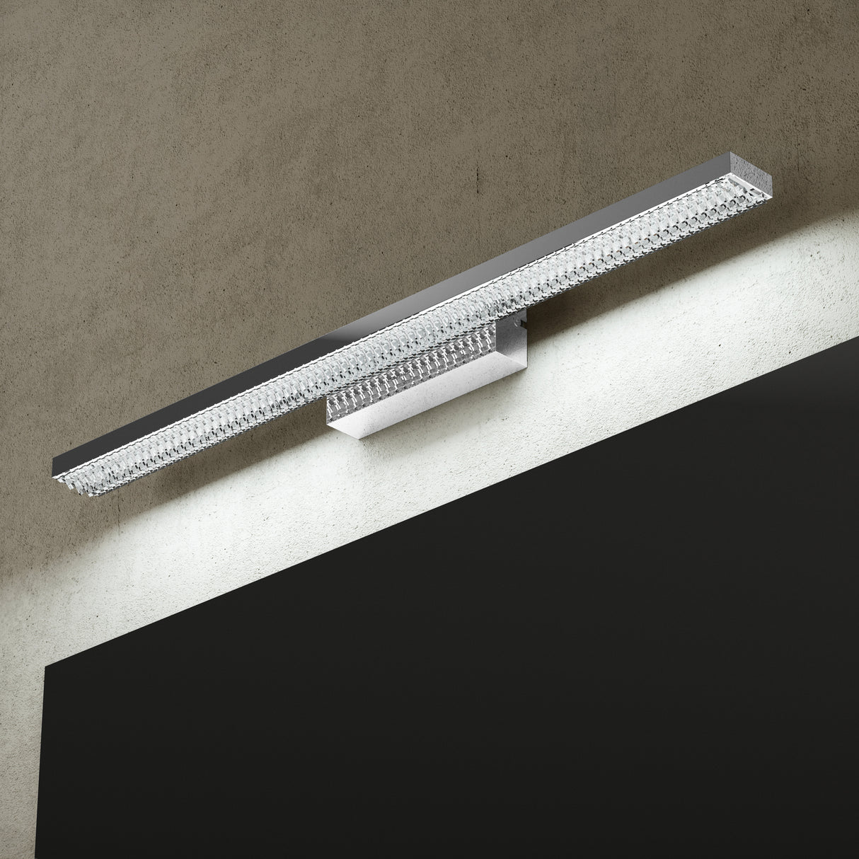 lampada da specchio a LED per bagno Glasvilla | Lampada da specchio, lampada da bagno 6000K | Applique a LED da 14W