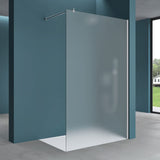 glasvilla Box Doccia Walk-In in Vetro 10mm Parete Doccia in Vetro di Sicurezza ESG con Rivestimento Nano BRAM1 & BRAM3 Bremen2VS