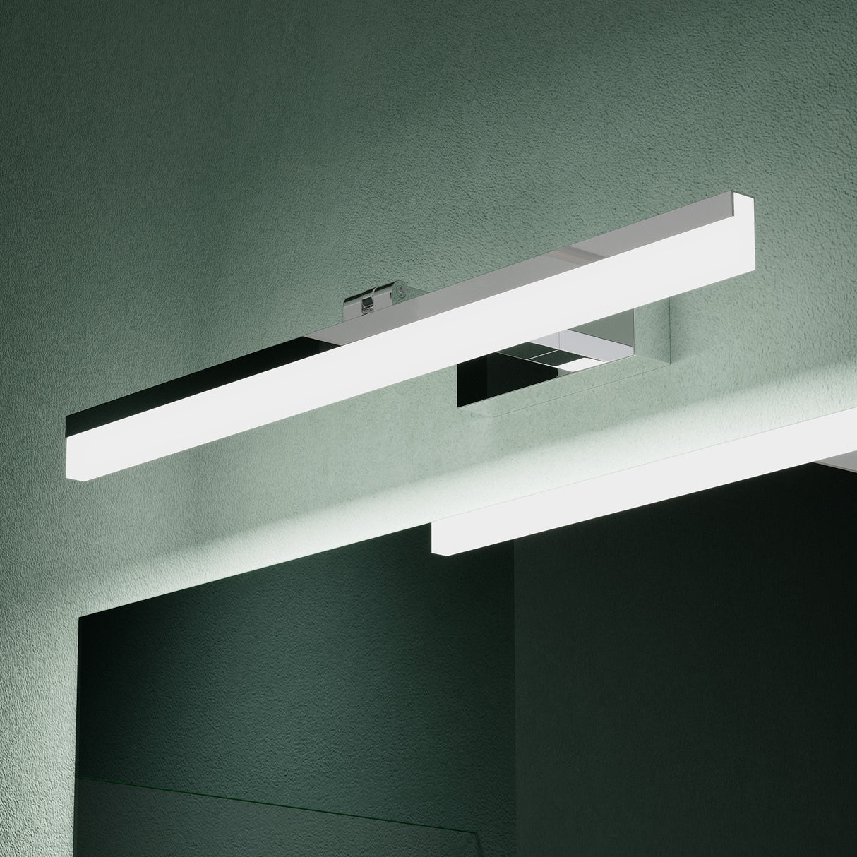 lampada da specchio glasvilla 40cm lampada da bagno a LED | Lampada da specchio, lampada da bagno 6000K | Luxaris 9W girevole a 180° 