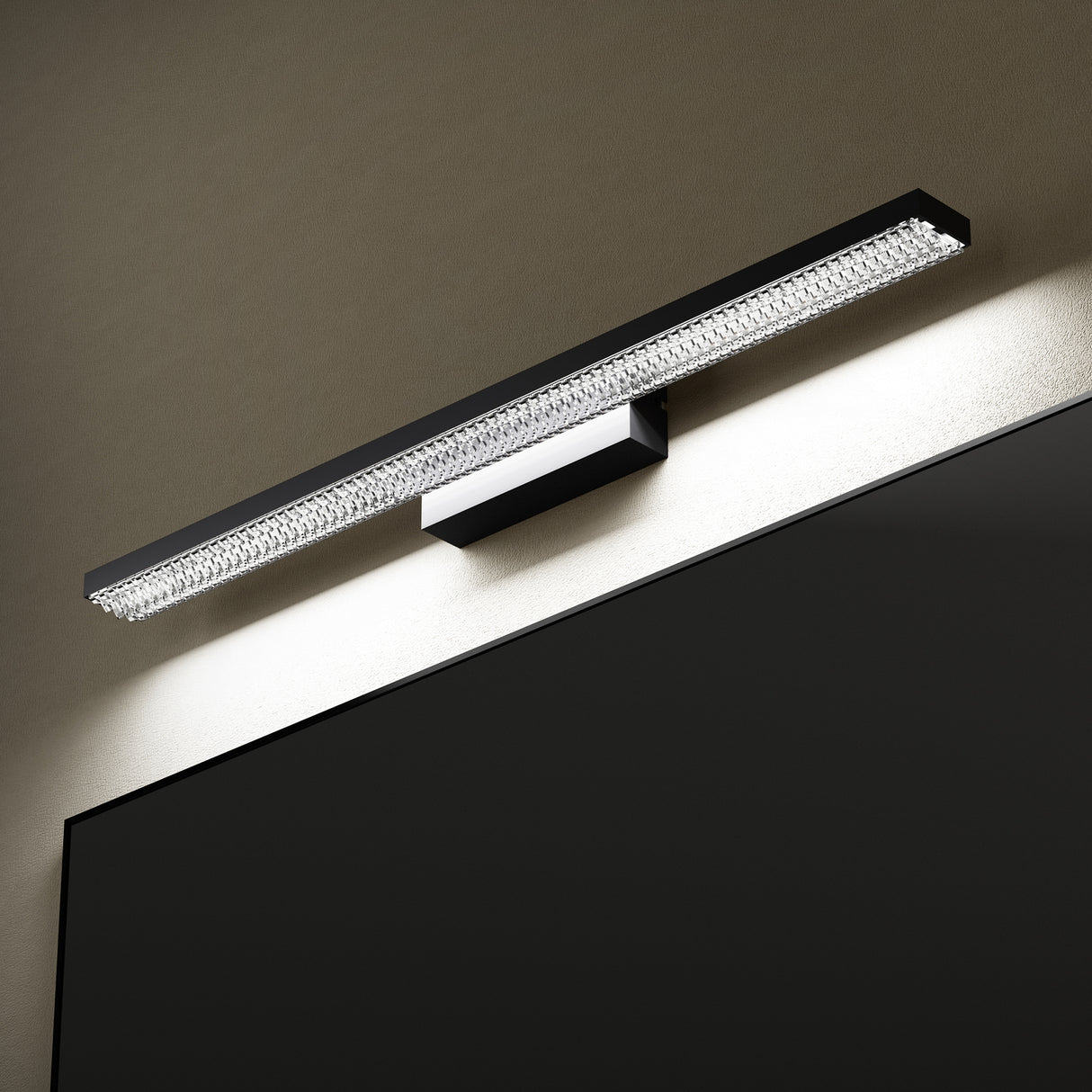 lampada da specchio a LED per bagno Glasvilla | Lampada da specchio, lampada da bagno 6000K | Applique a LED da 14W
