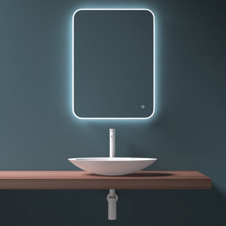 glasvilla Lavabo da Appoggio da Marmo Fuso Lavandino Bagno Ovale Col802