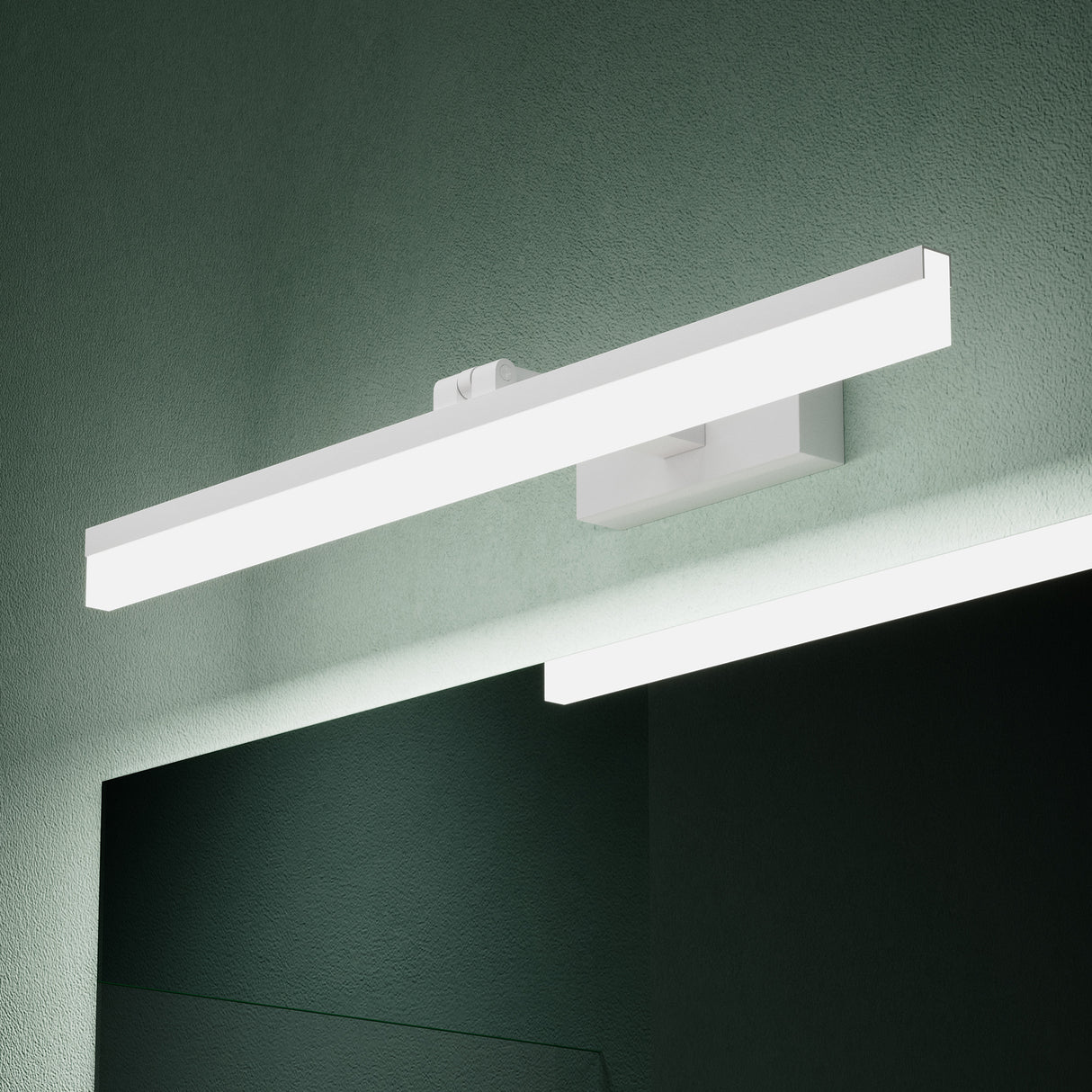 lampada da specchio glasvilla 40cm lampada da bagno a LED | Lampada da specchio, lampada da bagno 6000K | Luxaris 9W girevole a 180° 