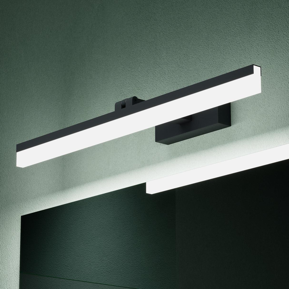 lampada da specchio glasvilla 40cm lampada da bagno a LED | Lampada da specchio, lampada da bagno 6000K | Luxaris 9W girevole a 180° 