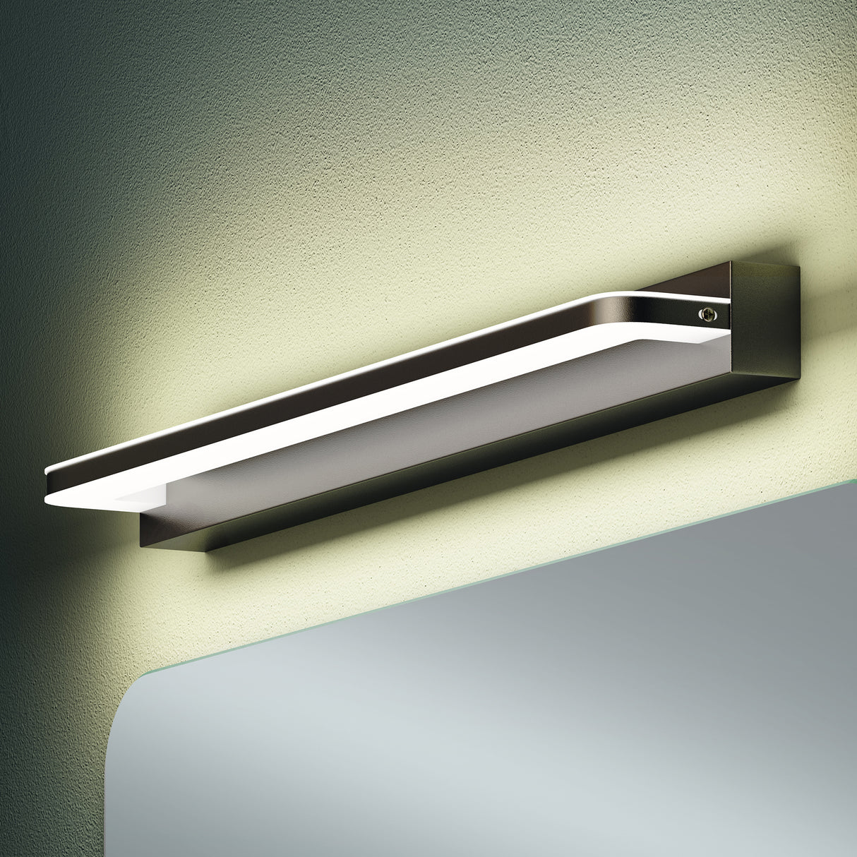 lampada da specchio a LED per bagno Glasvilla | Lampada da specchio, lampada da bagno 4000K | Applique a LED SparkLuxe 