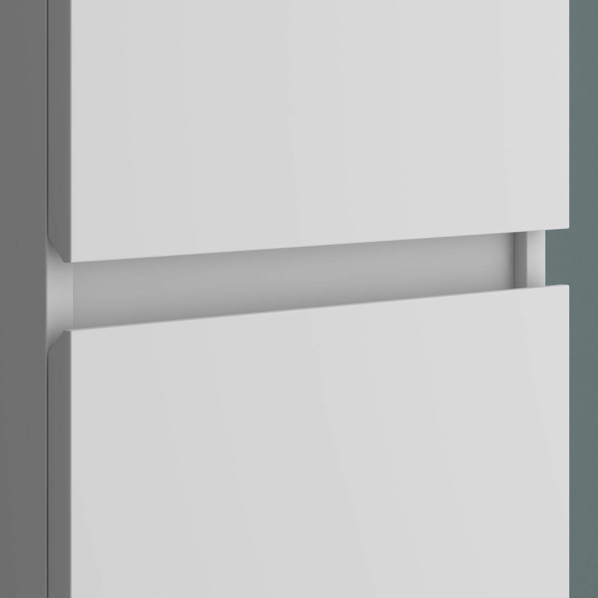 Glasvilla Verona – Armario auxiliar de baño suspendido con 2 puertas y 4 compartimentos (35×20×120 cm)