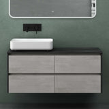 Set di mobili da bagno Glasvilla, mobile lavabo con 2 cassetti, lavabo normale incluso 