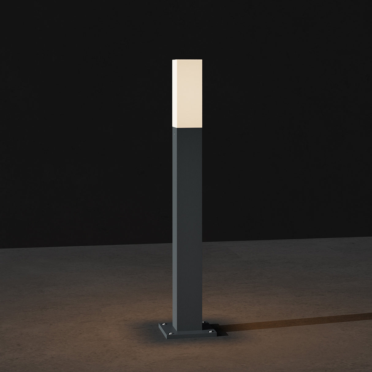 glasvilla Außenleuchte IP65 Wegeleuchte Außen | Pollerleuchte für Garten, 3000K Stehlampe Gartenlampe | Außenlampe Standleuchte 3W Deus Lumina