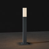 glasvilla Außenleuchte IP65 Wegeleuchte Außen | Pollerleuchte für Garten, 3000K Stehlampe Gartenlampe | Außenlampe Standleuchte 3W Deus Lumina