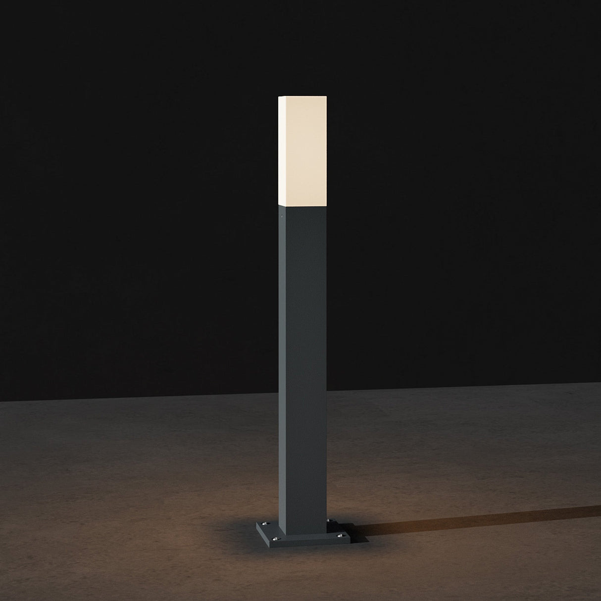 glasvilla Außenleuchte IP65 Wegeleuchte Außen | Pollerleuchte für Garten, 3000K Stehlampe Gartenlampe | Außenlampe Standleuchte 3W Deus Lumina