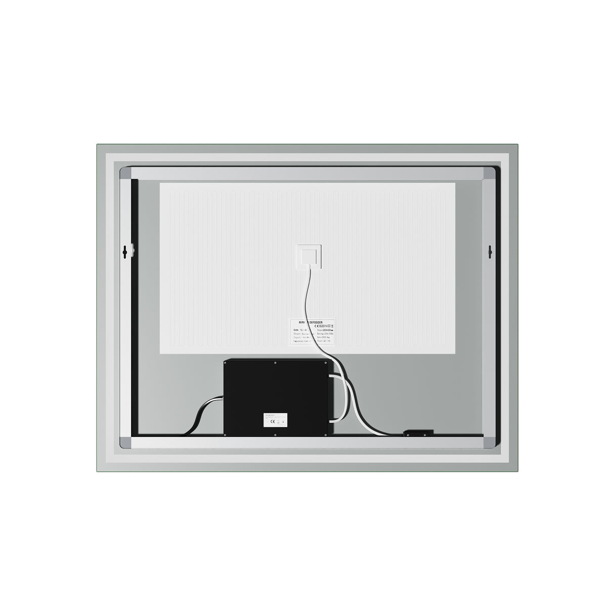 glasvilla Specchio da Bagno Appeso Specchio LED da Parete per Il Trucco Specchio da Bagno a LED con Interruttore Touch Anti-Appannamento Spiegel-02