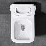 glasvilla Sanitari Bagno Sospeso in Ceramica Sanitari Bagno con Soft Close WC Sospeso Montaggio a Parete